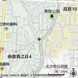 大阪府羽曳野市南恵我之荘3丁目15-1周辺の地図
