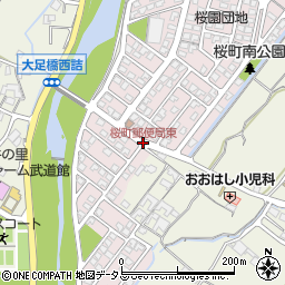 桜町郵便局東周辺の地図