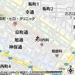大阪府堺市堺区文珠橋通周辺の地図