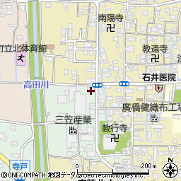 奈良県北葛城郡広陵町南1-13周辺の地図