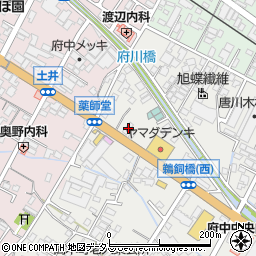 広島県府中市高木町305-1周辺の地図