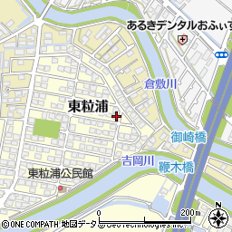 岡山県倉敷市東粒浦3-24周辺の地図