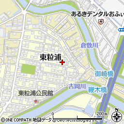 岡山県倉敷市東粒浦3-25周辺の地図