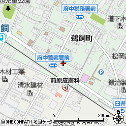 鵜飼町チビッコ広場周辺の地図