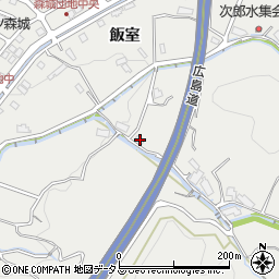 広島県広島市安佐北区安佐町飯室1109周辺の地図