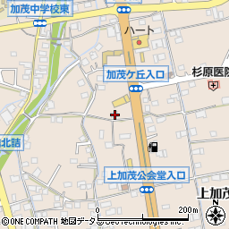 広島県福山市加茂町上加茂176周辺の地図
