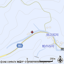 広島県山県郡安芸太田町中筒賀1317周辺の地図