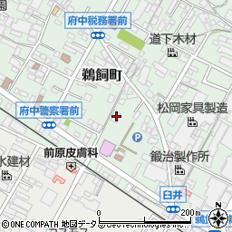 広島県府中市鵜飼町613周辺の地図
