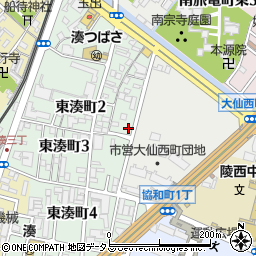 阪高ファインパーク東湊町駐車場周辺の地図
