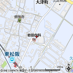 三重県松阪市大津町623周辺の地図