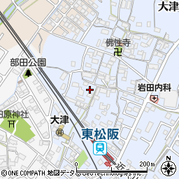 三重県松阪市大津町589周辺の地図