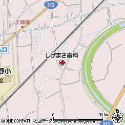 広島県福山市神辺町上御領387周辺の地図