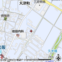 三重県松阪市大津町836-15周辺の地図