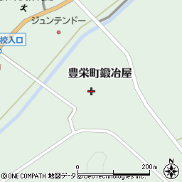 広島県東広島市豊栄町鍛冶屋周辺の地図