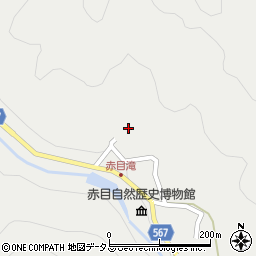 三重県名張市赤目町長坂835周辺の地図