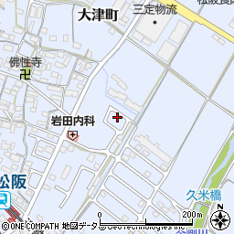 三重県松阪市大津町836-14周辺の地図