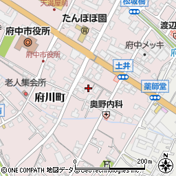 広島県府中市府川町甲周辺の地図