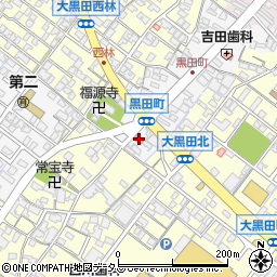 松阪黒田町郵便局周辺の地図