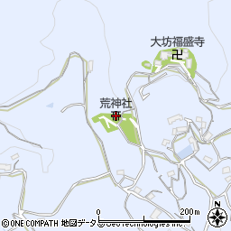 荒神社周辺の地図