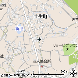 広島県府中市土生町1349周辺の地図