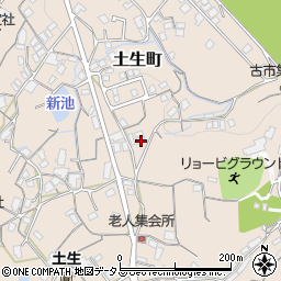 広島県府中市土生町1347周辺の地図