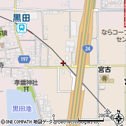 奈良県磯城郡田原本町宮古722周辺の地図