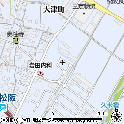 三重県松阪市大津町836-13周辺の地図