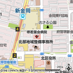 堺若葉会病院（若葉会）周辺の地図