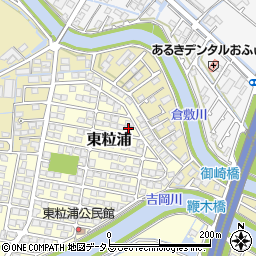 岡山県倉敷市東粒浦3-12周辺の地図