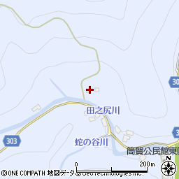 広島県山県郡安芸太田町中筒賀1285周辺の地図