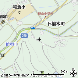 岡山県井原市下稲木町2447周辺の地図