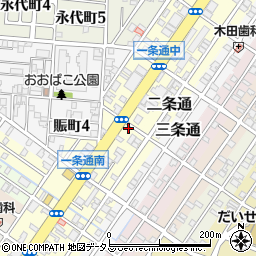 リパーク堺市一条通駐車場周辺の地図