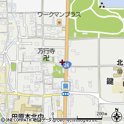 奈良県磯城郡田原本町鍵281-4周辺の地図