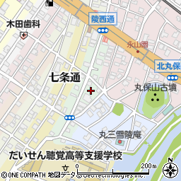 大阪府堺市堺区陵西通2-16周辺の地図
