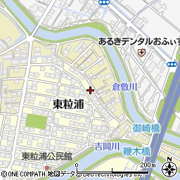 岡山県倉敷市東粒浦3-7周辺の地図