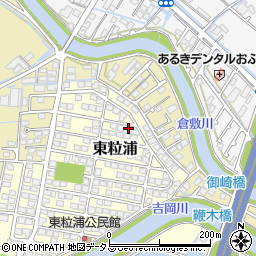 岡山県倉敷市東粒浦3-4周辺の地図
