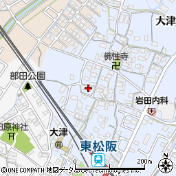 三重県松阪市大津町585周辺の地図