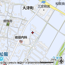 三重県松阪市大津町836-12周辺の地図