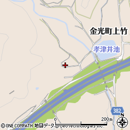 岡山県浅口市金光町上竹1245周辺の地図