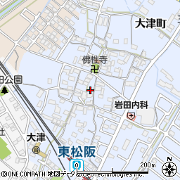 三重県松阪市大津町600周辺の地図