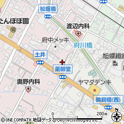 広島県府中市府川町121周辺の地図