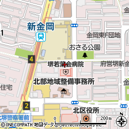堺市立　新金岡市民センター新金岡公民館周辺の地図