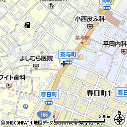 三重県松阪市茶与町25周辺の地図