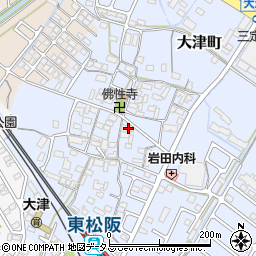 三重県松阪市大津町613周辺の地図
