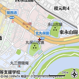 ミスタータイヤマン堺東周辺の地図