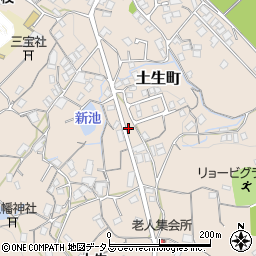 広島県府中市土生町1353周辺の地図