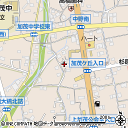 広島県福山市加茂町上加茂171周辺の地図