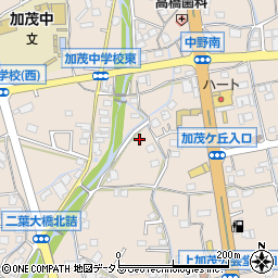 広島県福山市加茂町上加茂153周辺の地図