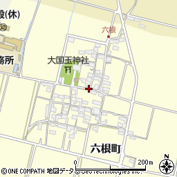 三重県松阪市六根町周辺の地図