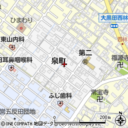 三重県松阪市泉町周辺の地図